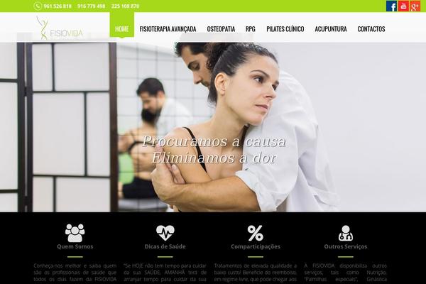 Care theme site design template sample
