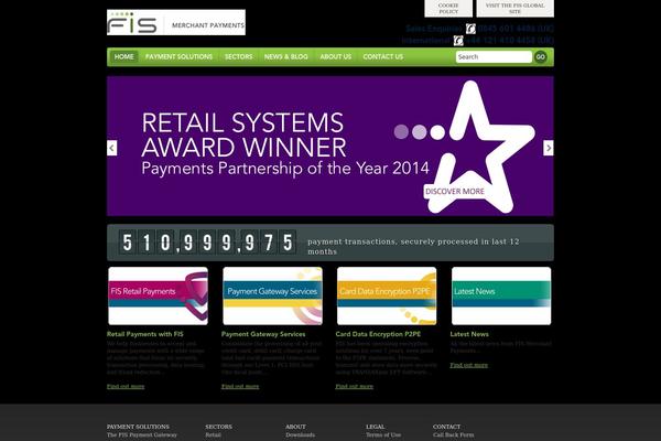 Fis theme site design template sample