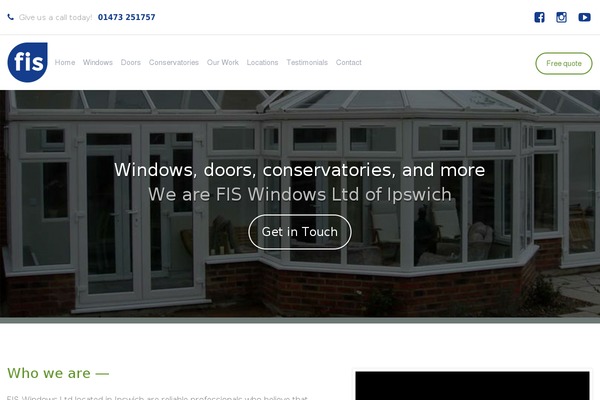 Fis theme site design template sample