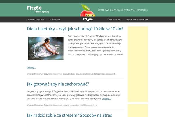 Wellness-pro theme site design template sample
