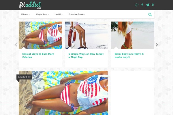 Carino theme site design template sample