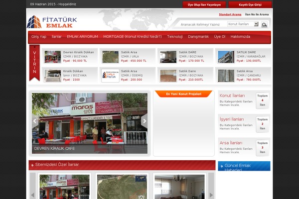 fitaturk.com site used Emlak