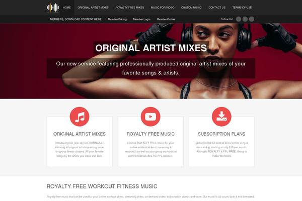 Engrave (Lite) theme site design template sample