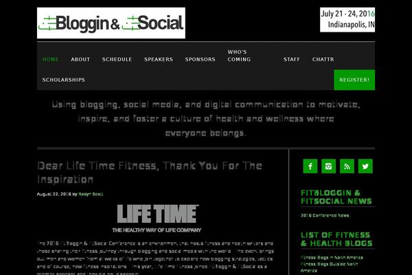 Site using Wordpress-social-stream plugin