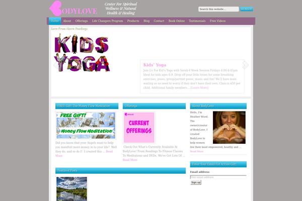 Serenity theme site design template sample