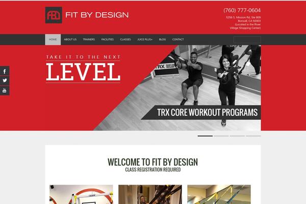 Fitness-wp theme site design template sample