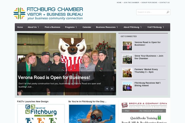 fitchburgchamber.com site used Journey