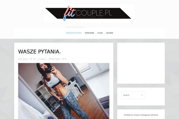 John Doe's Blog theme site design template sample