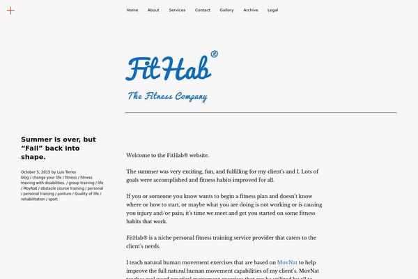 Cocoa theme site design template sample