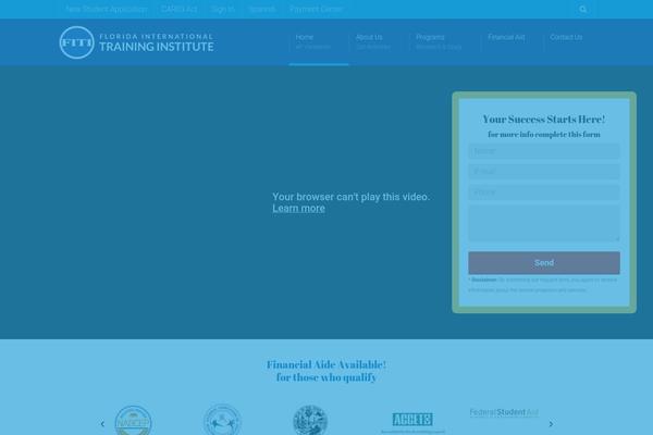 Site using U-course plugin