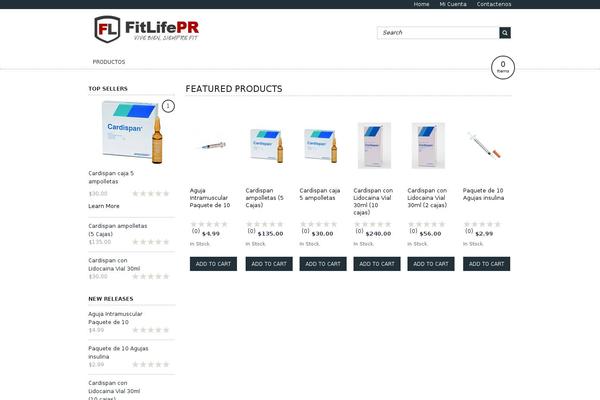 Shelflife theme site design template sample