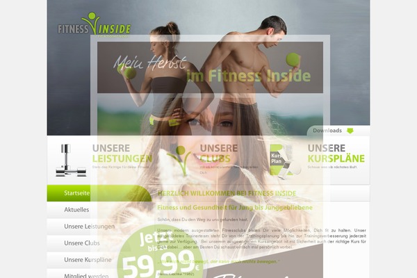 Fit theme site design template sample