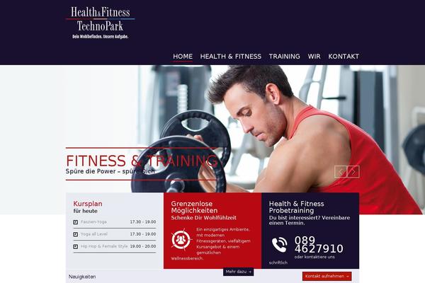 GymBase theme site design template sample