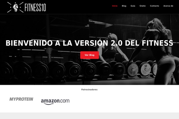 Fitness theme site design template sample