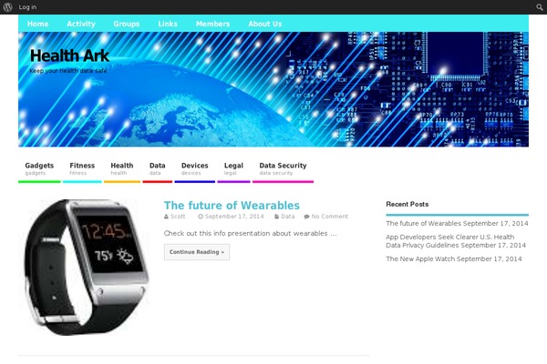 MesoColumn theme site design template sample