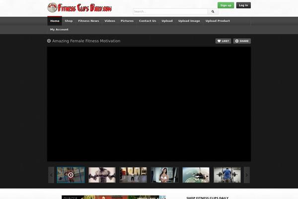 deTube theme site design template sample