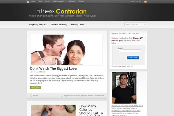 Headlines theme site design template sample