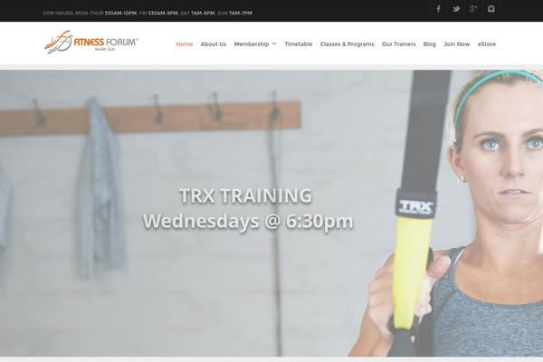 Fitness-wellness theme site design template sample