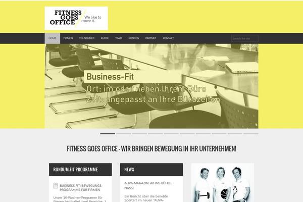 Fitness-wp theme site design template sample
