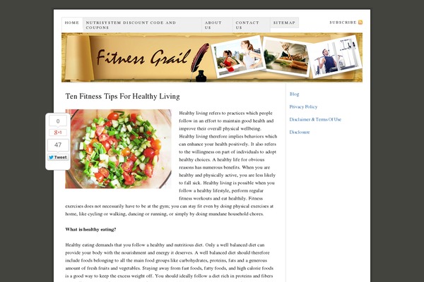fitnessgrail.org site used Thesis_182_edited