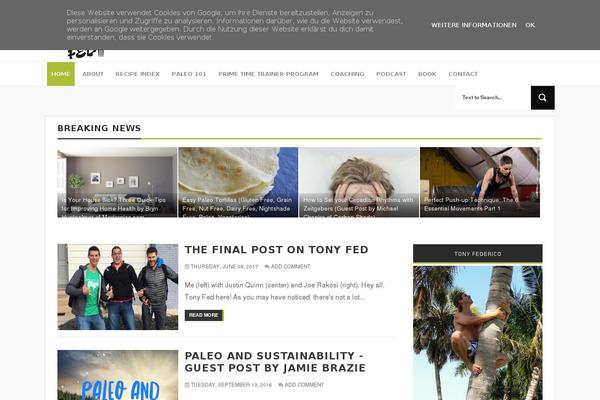 Caps theme site design template sample