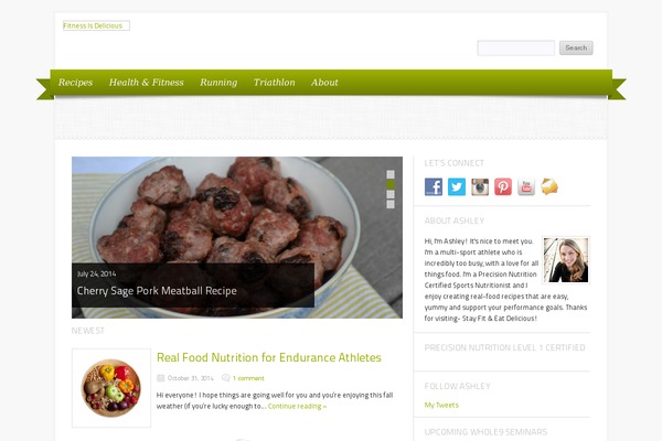 Delicacy theme site design template sample
