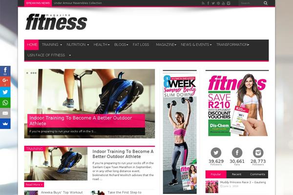 Jarida theme site design template sample