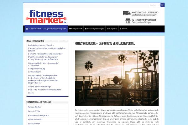 Sahifa theme site design template sample