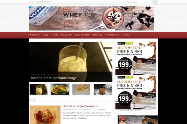 Foodpress theme site design template sample