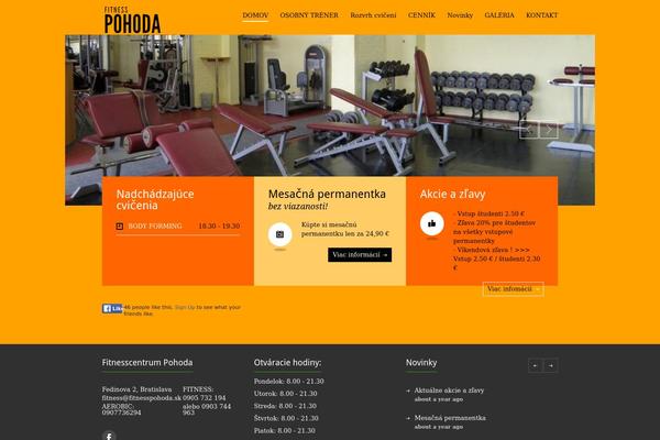GymBase theme site design template sample