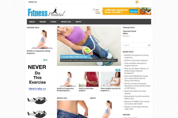 Eris theme site design template sample