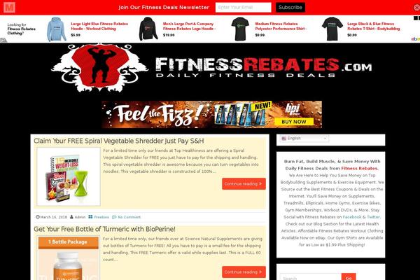 Magazine Style theme site design template sample