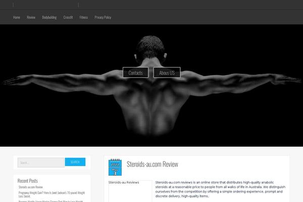 Faster theme site design template sample
