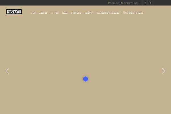 TopFit theme site design template sample