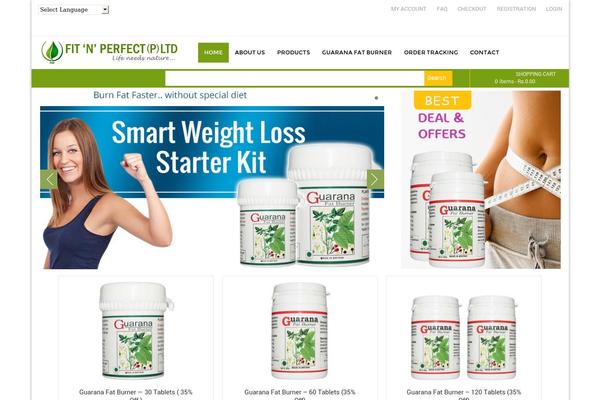 Fit theme site design template sample