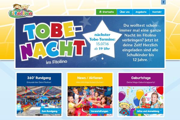 Happy Kids theme site design template sample