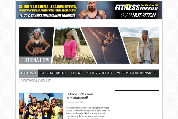 Jarida Child theme site design template sample