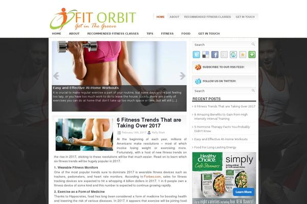 Ifitness theme site design template sample