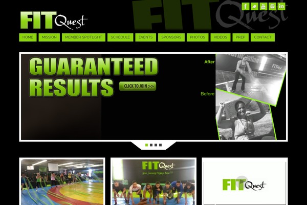 Parabola theme site design template sample