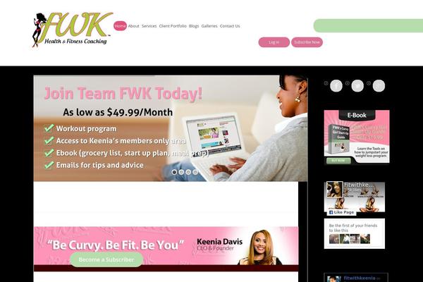 GetFit theme site design template sample