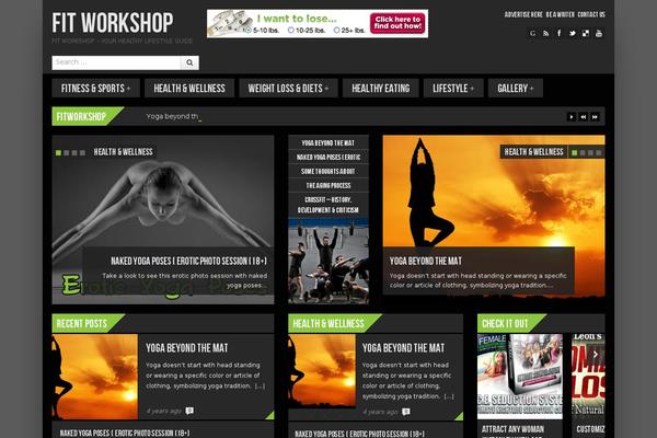 Powermag theme site design template sample