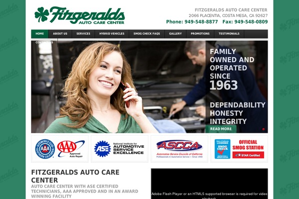fitzautocare.com site used Theme1484