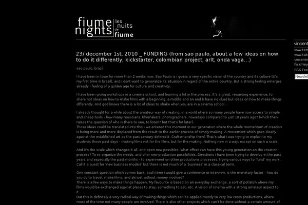 Vostok theme site design template sample