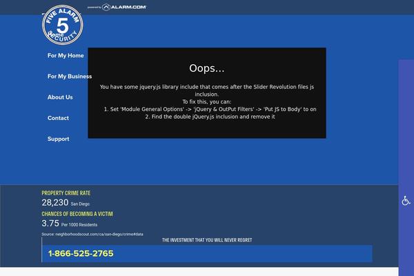 fivealarmsecurity.com site used Five-alarm