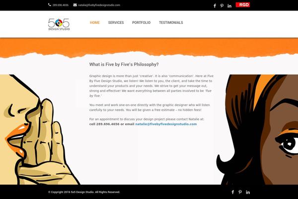 Simple theme site design template sample