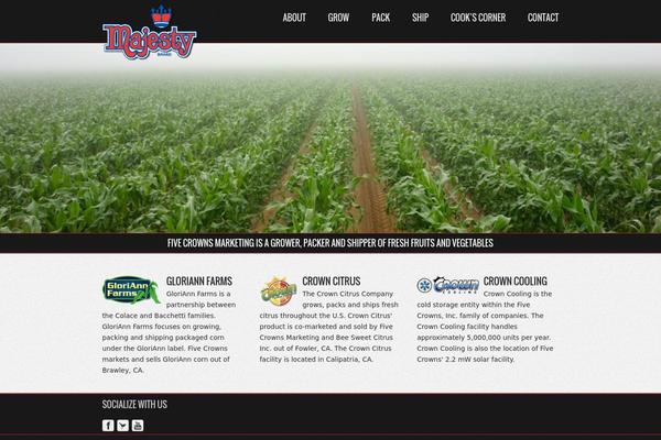 fivecrowns.com site used Radial