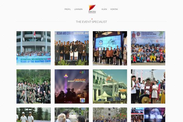 Tripod theme site design template sample