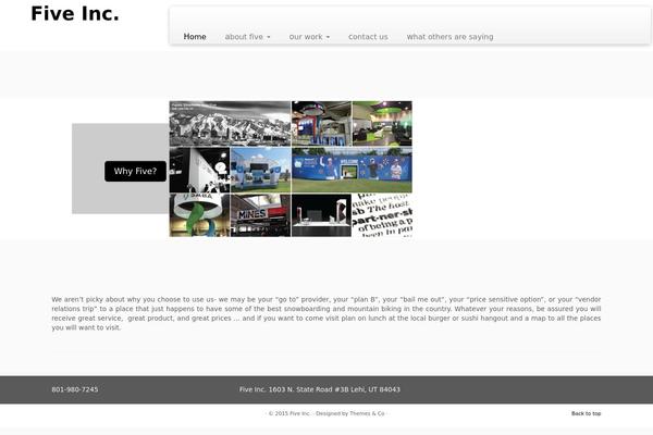 Customizr theme site design template sample