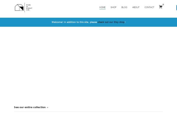 Site using Etsy Shop plugin