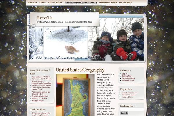 fiveofus.ca site used Adventure Journal